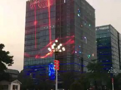 幕墙高亮度透明LED透明屏
