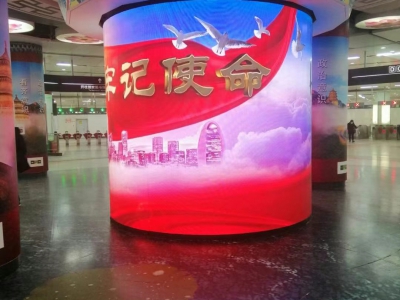 LED圆柱屏 LED柱子屏